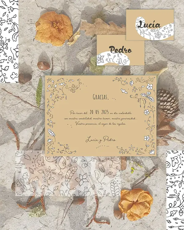 Moving Around, papeterie de mariage personnalisable