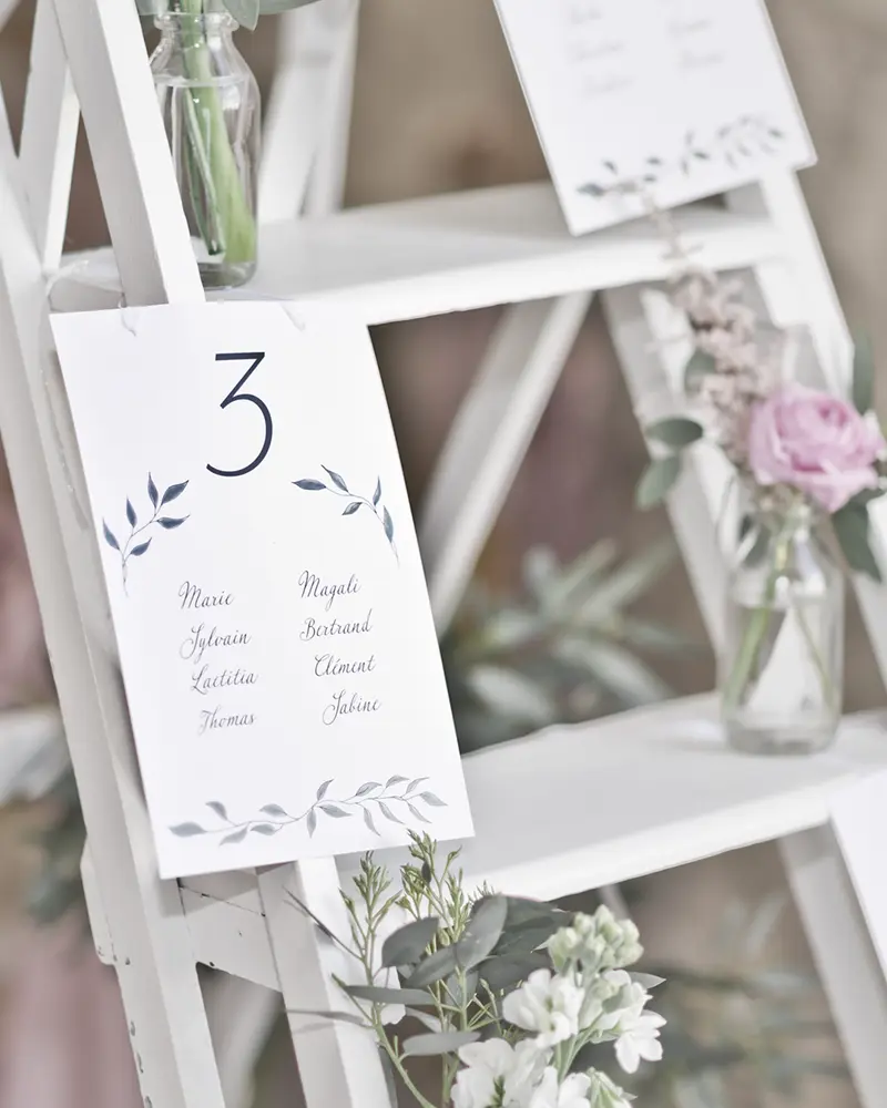 plan de tables mariage